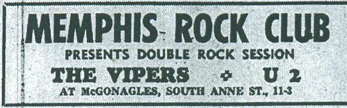 Advert from Hot Press magazine