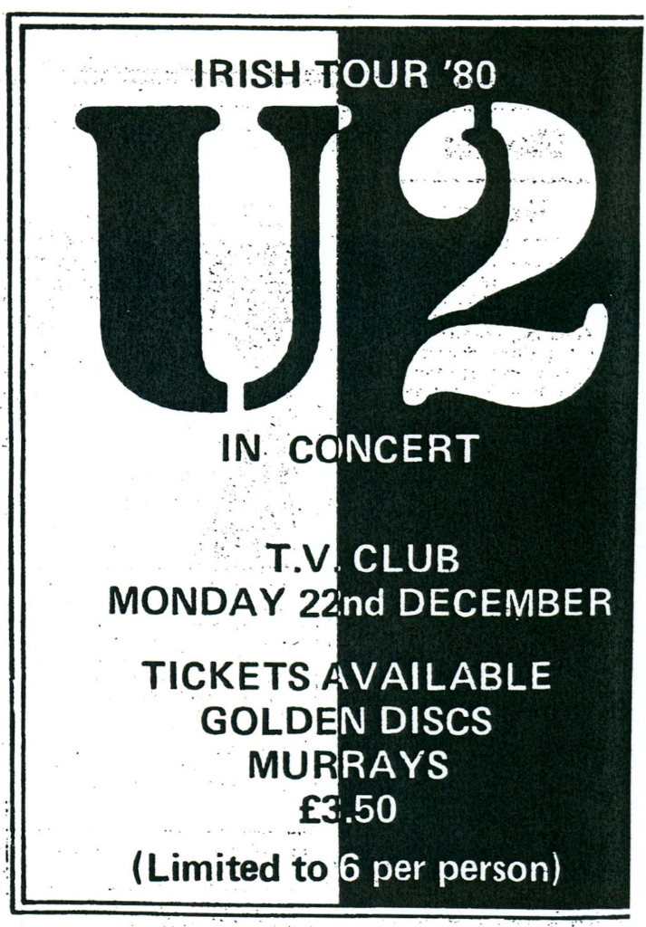 U2 and Microdisney on the Irish leg of the 1980 boy tour