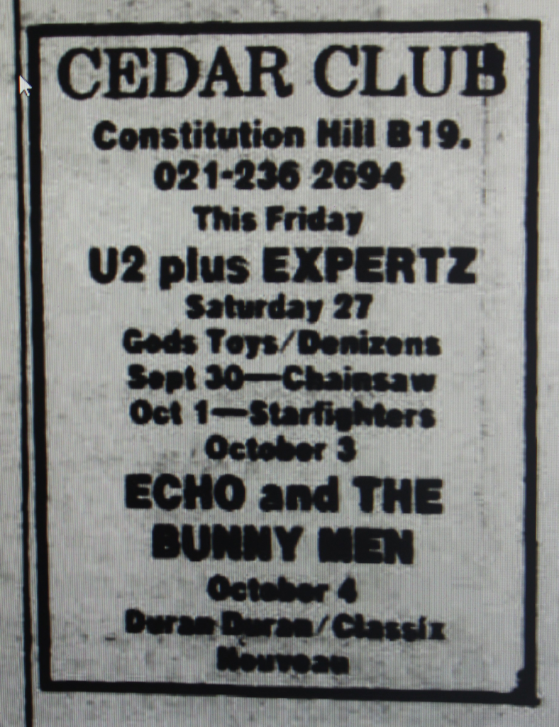U2 with the Expertz Boy Tour leg 1