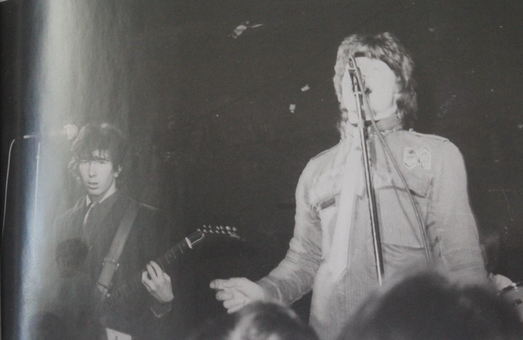 The Edge and Bono on stage at McGonagles 03 01 1979