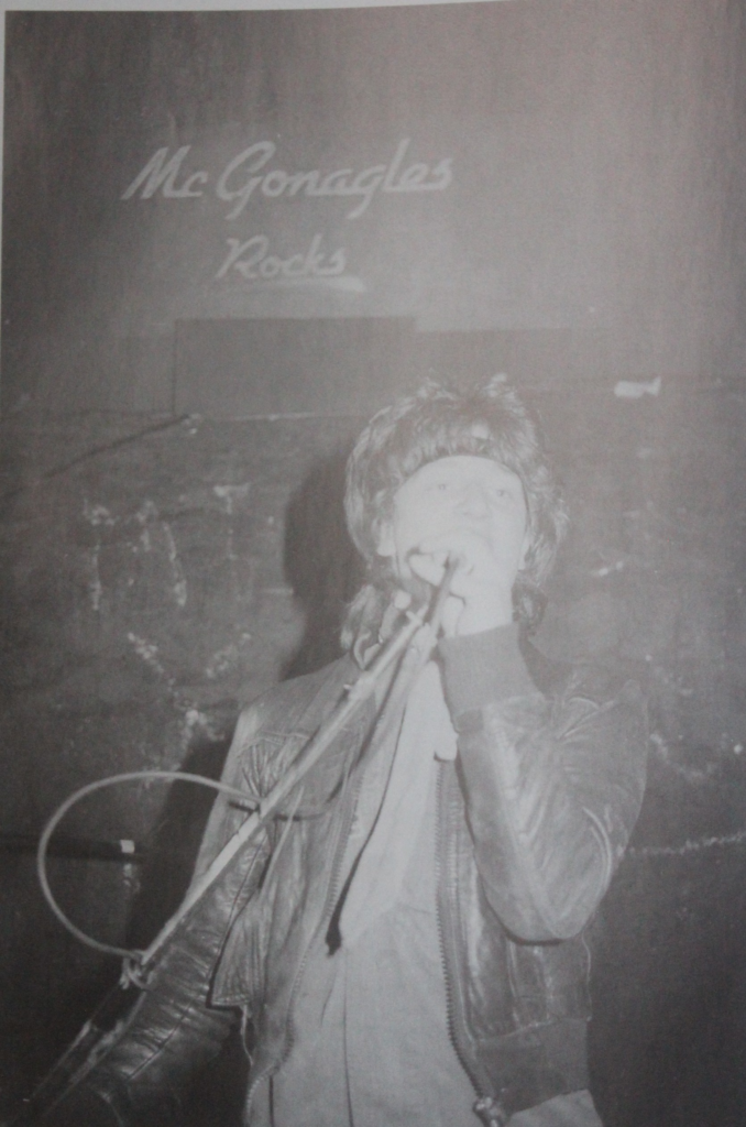 Bono with tie and hand band