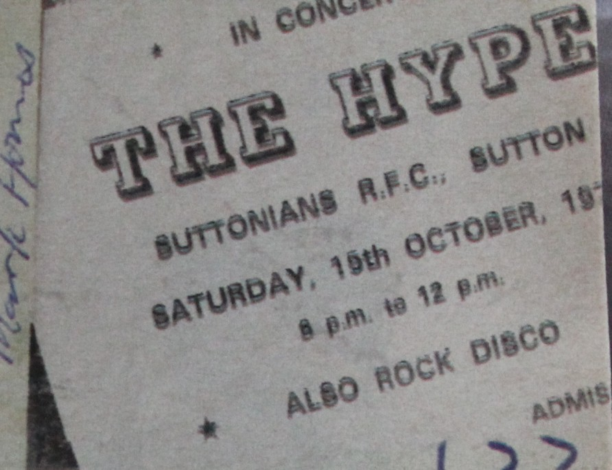 U2 The Hype play a benefit Concert for a local Rugby Club