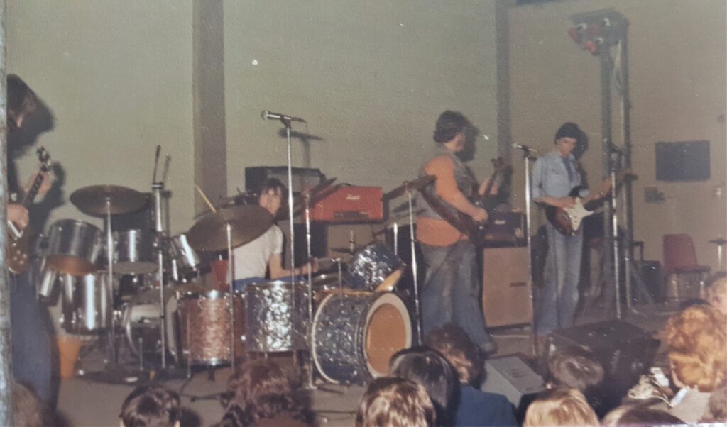 U2's first paying concert at St Fintans school 1977