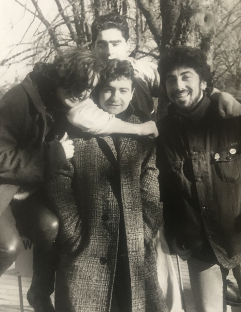 Vocalist John left the band soon after this photo was taken